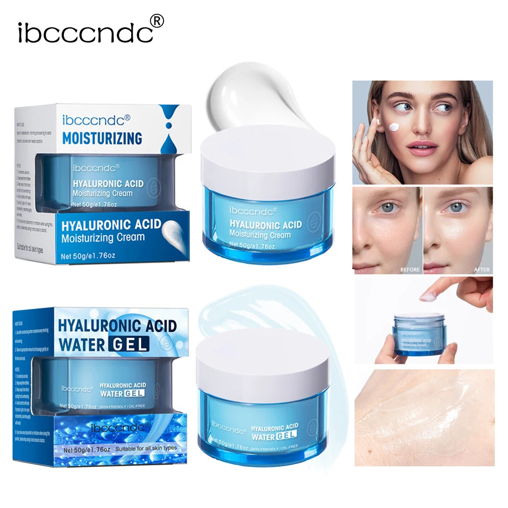 Lumiére Hyaluronic Acid Hydrating Water Gel/Moisturizing Facial Cream