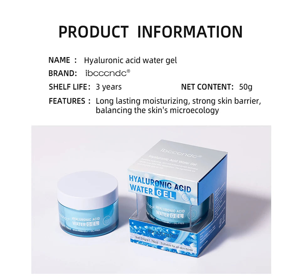 Lumiére Hyaluronic Acid Hydrating Water Gel/Moisturizing Facial Cream