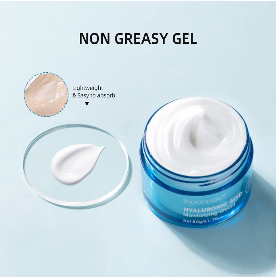 Lumiére Hyaluronic Acid Hydrating Water Gel/Moisturizing Facial Cream