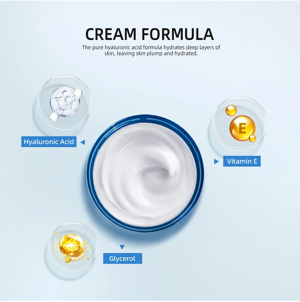 Lumiére Hyaluronic Acid Hydrating Water Gel/Moisturizing Facial Cream