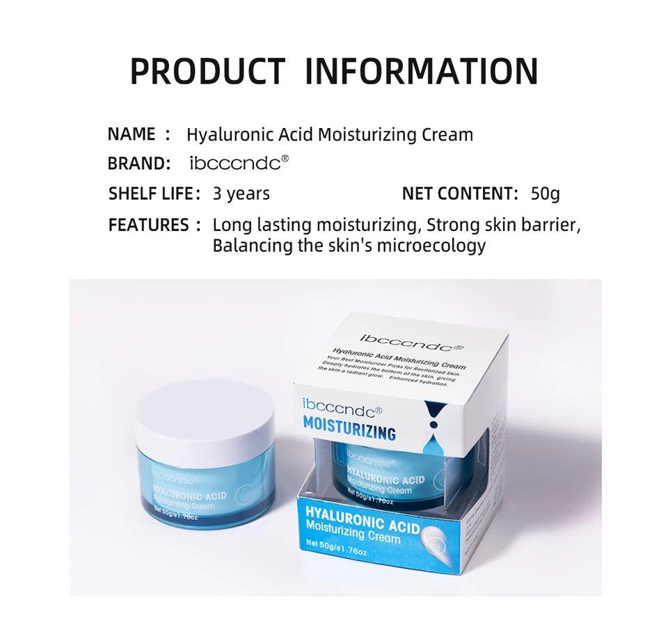 Lumiére Hyaluronic Acid Hydrating Water Gel/Moisturizing Facial Cream
